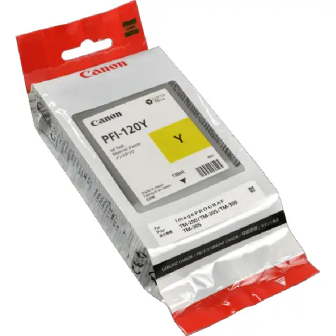 Tusz Canon PFI-120Y Yellow do drukarek (Oryginalny) [130ml]